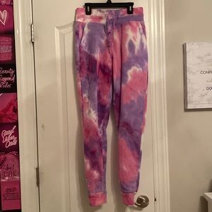 tie-dye sweat pants